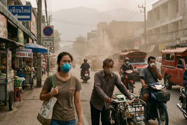 การรับมือและการป้องกันฝุ่น PM2.5 ในอำเภอดอยสะเก็ด จังหวัดเชียงใหม่