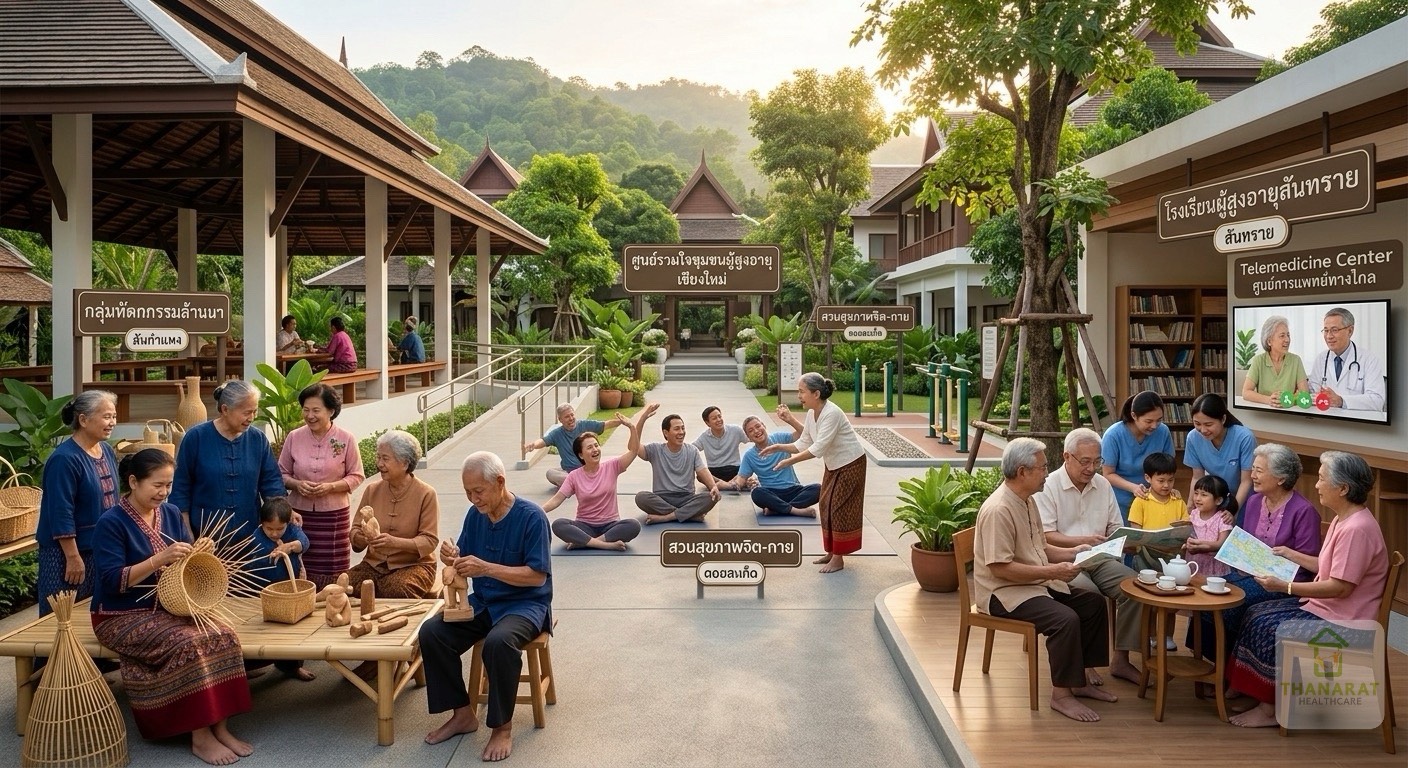 ดูแลผู้สูงอายุ ดอยสะเก็ด