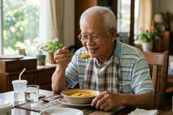 อาหารลดการสำลักในผู้สูงอายุ | วิธีเลือกอาหารสำหรับผู้สูงวัยที่มีภาวะกลืนลำบาก