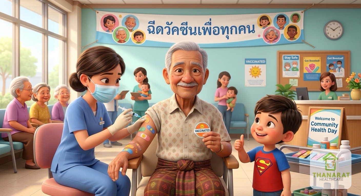 You are currently viewing เกราะคุ้มกันวัยเก๋า: ทำไมผู้สูงอายุต้องฉีด “วัคซีนไข้หวัดใหญ่ 4 สายพันธุ์”