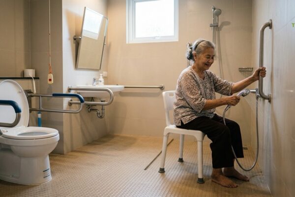 ออกแบบห้องน้ำผู้สูงอายุ-ห้องน้ำผู้สูงอายุ ปลอดภัย-Universal Design ผู้สูงอายุ-การป้องกันการหกล้มผู้สูงอายุ