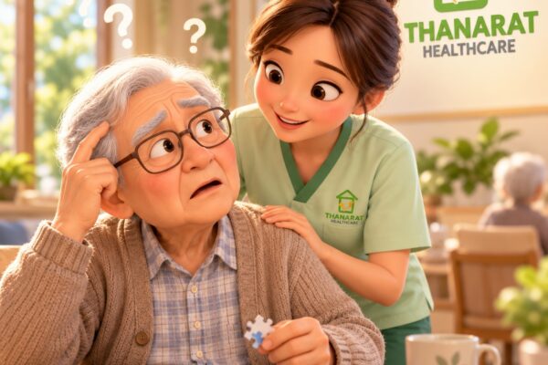ผู้สูงอายุถามเรื่องเดิมซ้ำๆ